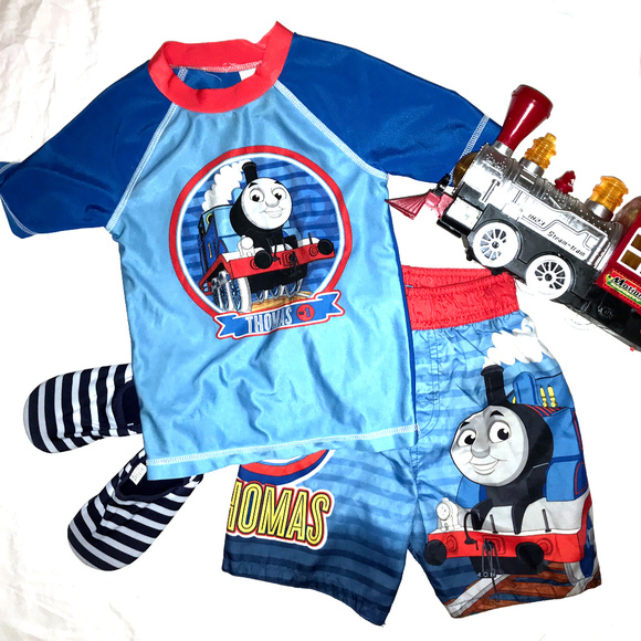 thomas the train swim trunks